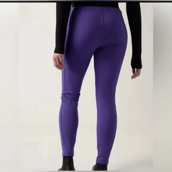 Athleta NWT Sizes 10 & 4 Amazing Pretty Purple Women's Skinny Sport Pants (0561) - Picture 4 of 14